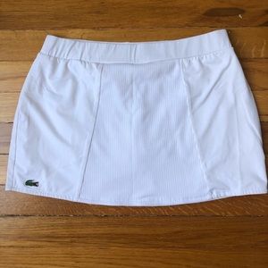 Lacoste White tennis skirt, size 4